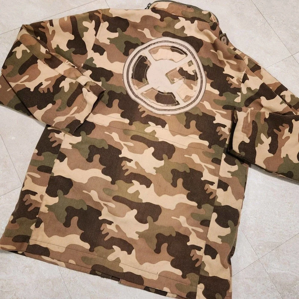 G-Unit Mens S Small Camo Camouflage Military Hip Hop Rap Streetwear Jacket‎